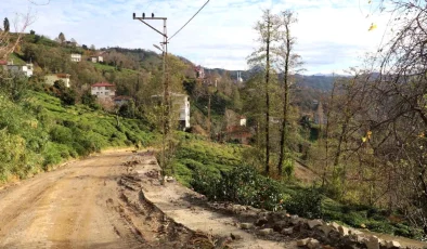 Rize’de doğalgaz çalışması mağduriyet yarattı