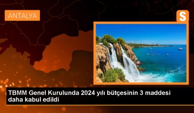 TBMM Genel Kurulunda 2024 yılı bütçesinin 3 maddesi daha kabul edildi