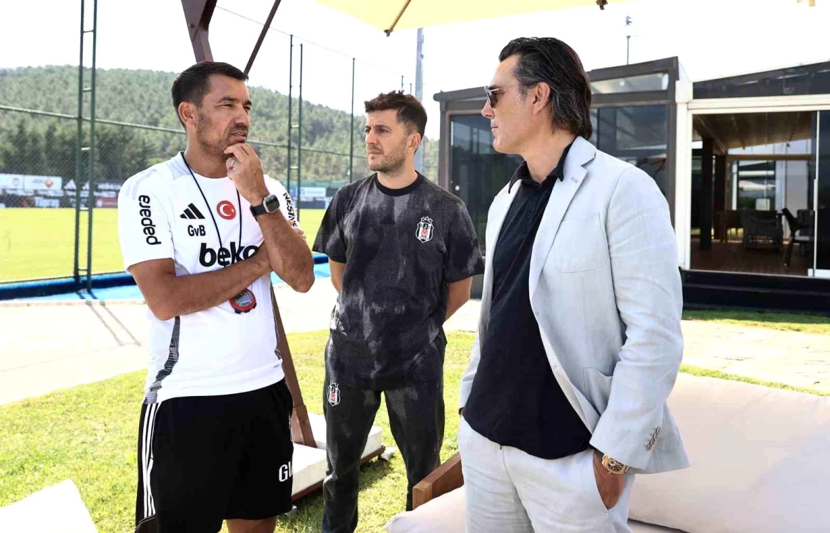 A Milli Futbol Takımı Teknik Direktörü Vincenzo Montella Beşiktaş’ı ziyaret etti