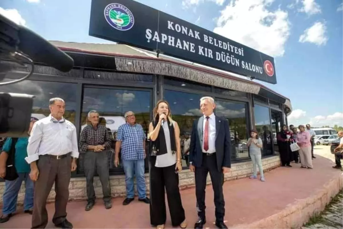 Şaphane’deki kır düğün salonuna CHP’li İzmir’in Konak Belediyesi ismi tepkiyle karşılandı