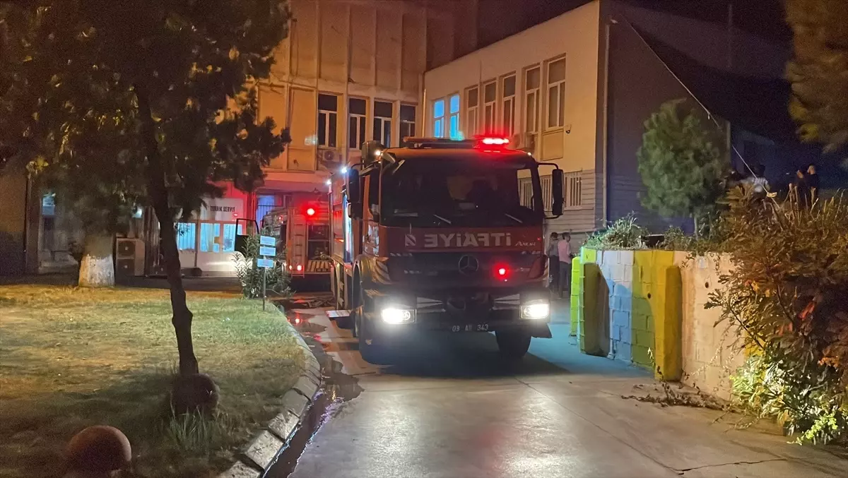 Aydın Hastanesinde Tomografi Bölümünde Yangın Çıktı