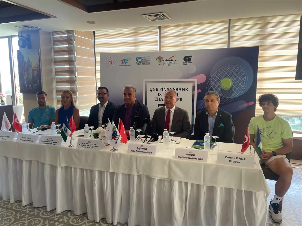 QNB Finansbank İstanbul Challenger TED Open Tenis Turnuvası’nın Basın Toplantısı Gerçekleştirildi