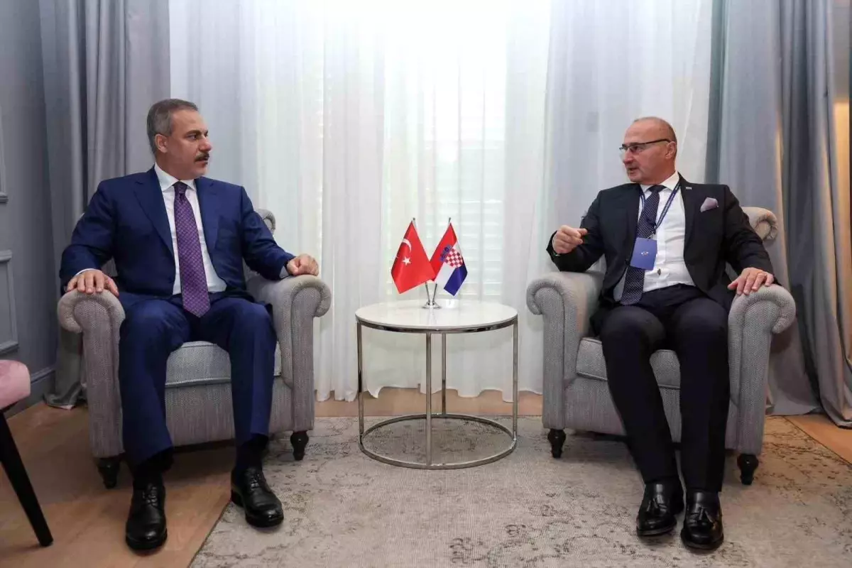 Bakan Fidan Hırvatistan’da Zirveye Katıldı