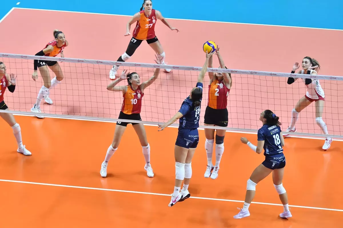 Galatasaray Daikin, CEV Kadınlar Challenge Kupası’nda AO Thiras’ı Mağlup Etti