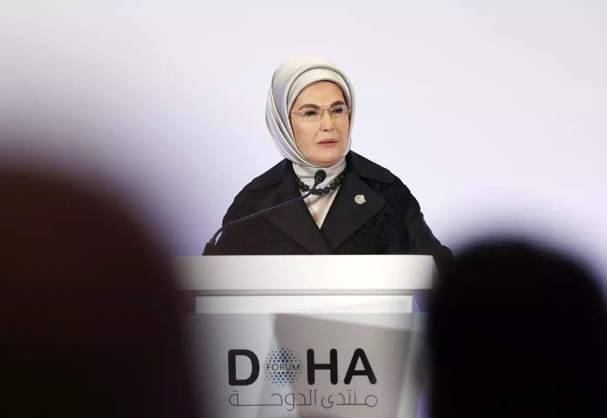 Emine Erdoğan, Doha Forum 2024 programında konuştu